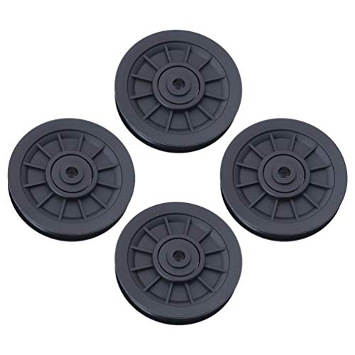 Vosarea 4 Pcs Rodas de Polia de Rolamento Universal para MÃ¡quina de Cabo Parte de Equipamentos de G