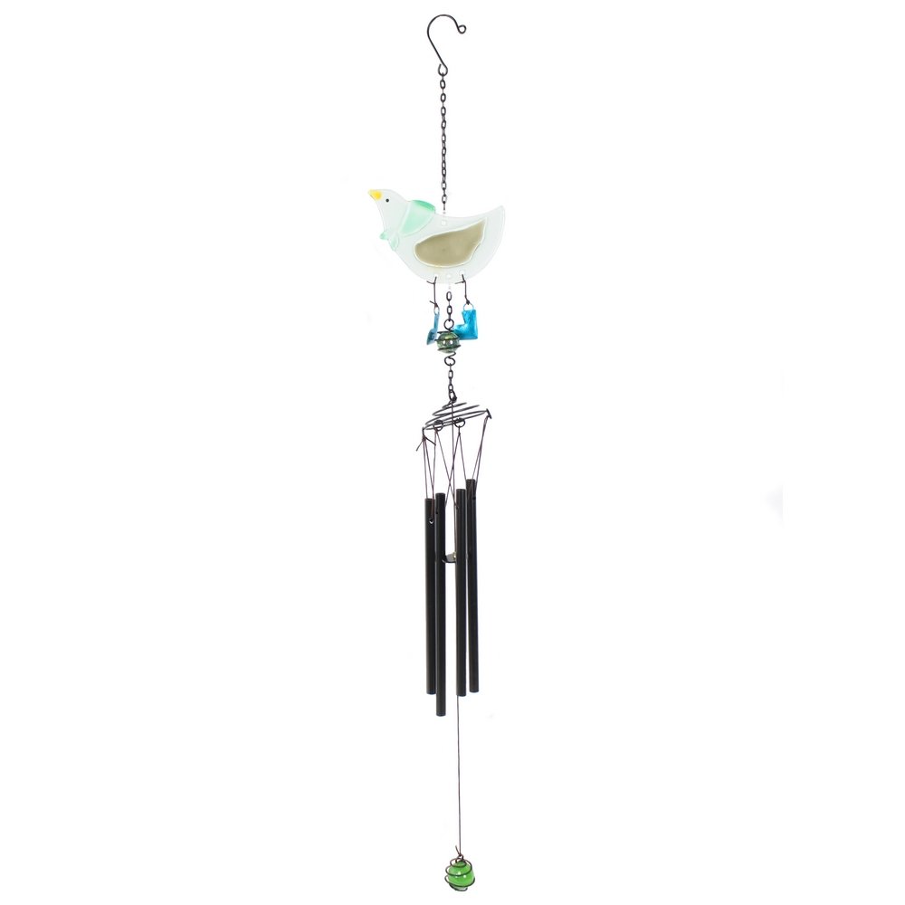 Something Different Seagull Wind Chime, White