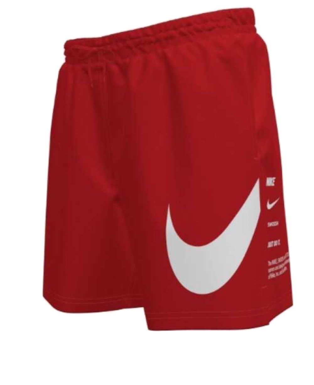Nike Unisex Nike Swim Breaker Specs 7" Volley Short University Red Swim Trunks