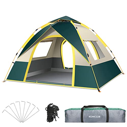 Tienda de campaña automática, Ligera para 2-3 Personas, Impermeable, Resistente al Viento, protección UV, Playa, al Aire Libre, Viajes, Senderismo, Camping, Caza, Pesca, etc