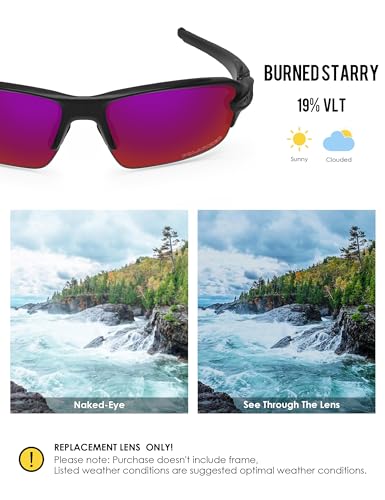 Image of BLAZERBUCK Replacement Lenses & Sock Kit for Oakley Flak 2.0 OO9295 Sunglasses