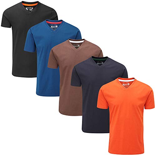  Charles Wilson Pack de 5 T-Shirts Unis à Col V...