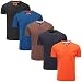 Produktbild Charles Wilson 5er Packung Einfarbige T-Shirts mit V-Ausschnitt (XX-Large, Dark Essentials Type 42)