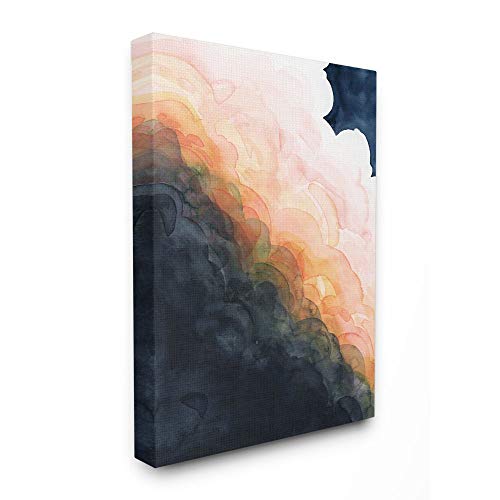 Stupell Industries Storm Cloud Abstraction at Sunset Watercolor