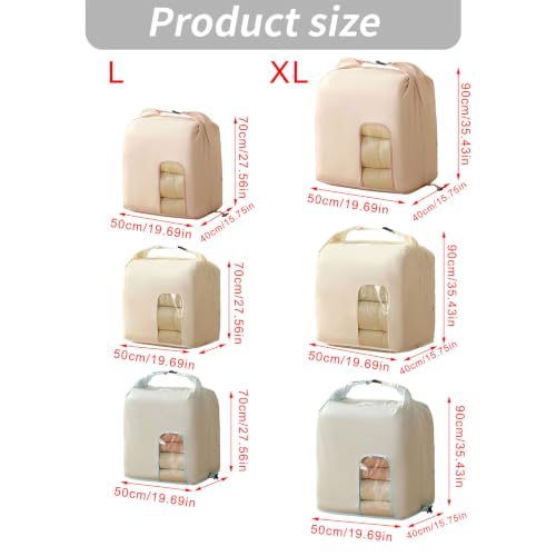 Bolsas de almacenamiento multifuncionales para ropa de cama y mudanzas 4