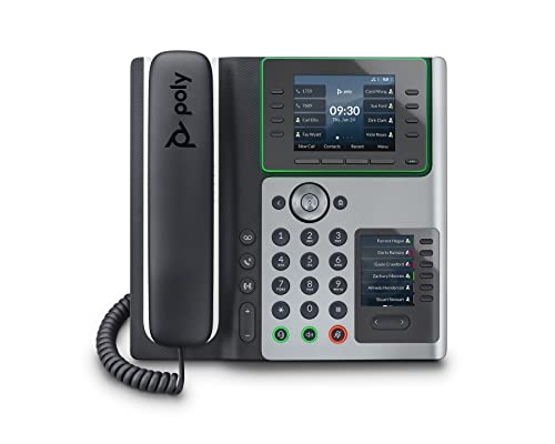 Plantronics Edge E450 IP Desk Phones (Plantronics + Polycom) 8-line Keys Supporting up to 32 Lines - Integrated Bluetooth for Mobile Phone and Headset Pairing by Plantronics - Image 2