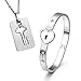 SBKJL Couple De Puzzle Serrure De Coeur Clé Couple Couple Amoureux De Collier