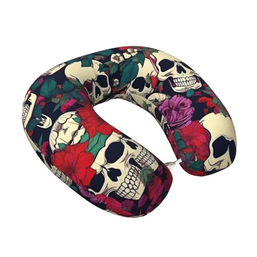 Almohada de espuma viscoelástica para viaje miniatura 2
