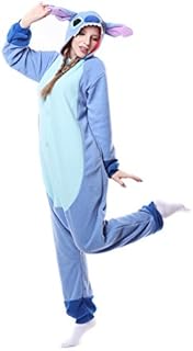 RANSUU Snorlax Costume Onesies Adult Pajamas Christmas Sleepwear Jumpsuit Halloween Women Men Unisex Cosplay