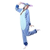 Halloween elaxo Kostüm Snorlax Onesie Jumpsuit Material: Fleece (100% Polyester); Licht, warm und flauschig. S—4'9