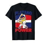Platano Power Repubblica Dominicana Baseball Plantain Pride Dr Maglietta