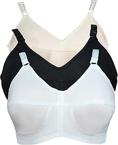Image of Teenager Bra Women's Cotton Non Padded Wired Regular, Full-Coverage Bra (Pack of 3)