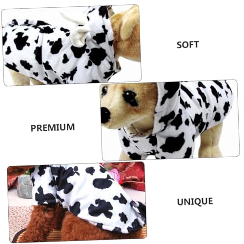 Disfraz para perro DOITOOL Vaca XL 3D cálido y divertido miniatura 7