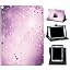 purple glitter stars -224