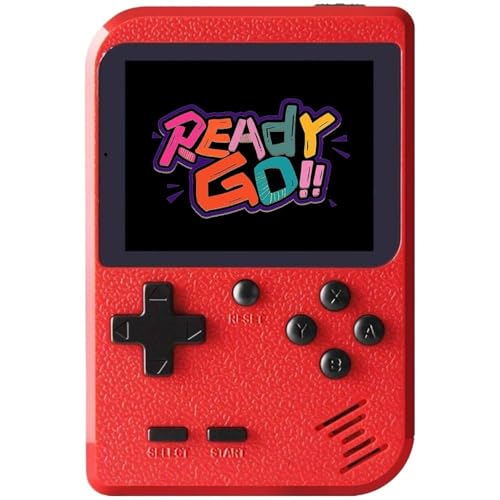 Console Portatile con Giochi Arcade | Mini Console di Giochi Retrò | 400 giochi in 1 | Portatile ogiochi Classici regalo natale | Super Console Retrò Game per Bambini e Adulti | Rosso