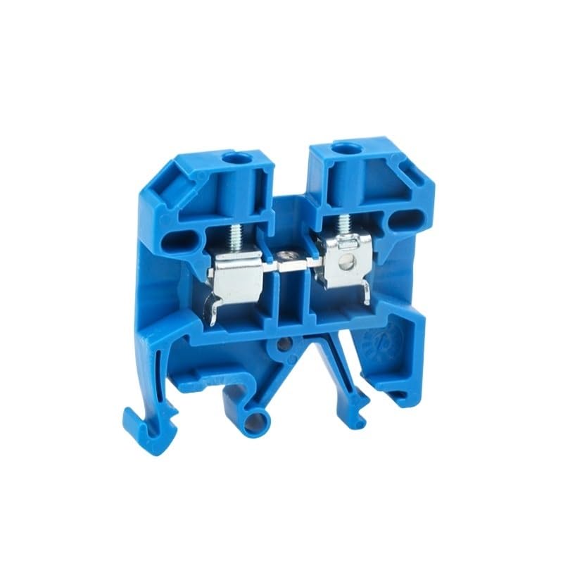 Bloque de terminales de riel DIN SAK2.5EN azul con conexión de tornillo de 2,5 mm² 2