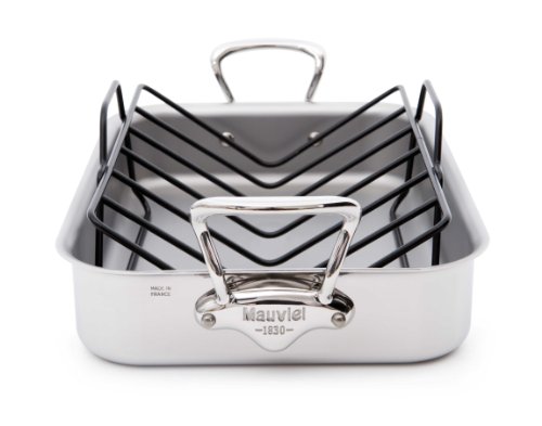 Mauviel Made In France M'Cook 5 Ply Stainless Steel 5217.15 15.7 by 11.8-Inch