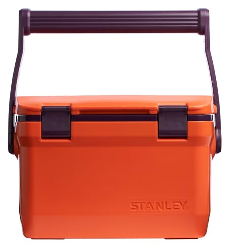 Image of Stanley Adventure Outdoor Cooler 7 qt | Heavy Duty Outdoor Camping Cooler with Easy Carry Top Handle | 27 Hour Cooling Ice Chest for 10 Cans | BPA-Free | Tigerlily Plum