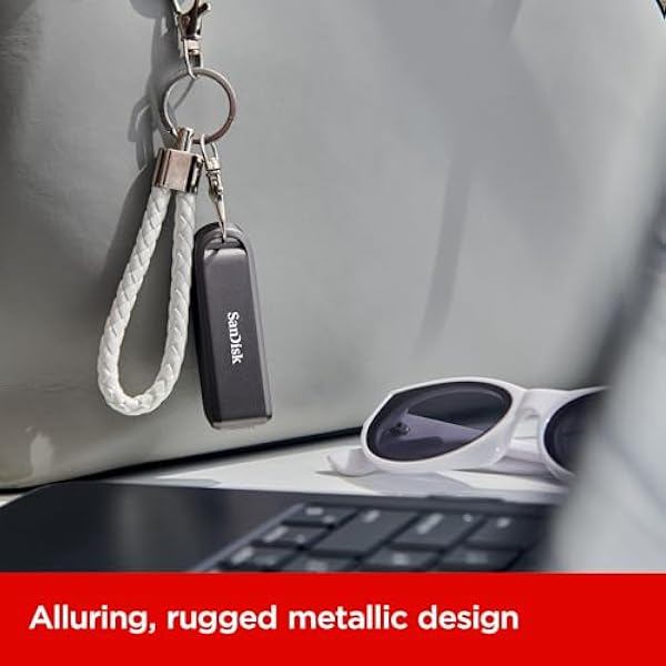 Высокопроизводительный флеш-накопитель SANDISK Extreme PRO 256 ГБ с интерфейсом USB-C скорость чтения до 1000 МБ с и скорость записи до 900 МБ с RescuePRO Deluxe