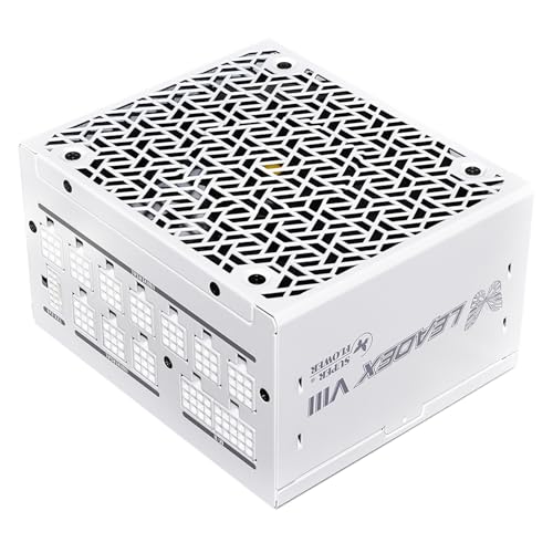 SUPER FLOWER ATX3.1����PC�d�� LEADEX VIII PLATINUM PRO 1000W WT �z���C�g���f�� �t�����W�����[ �X�[�p�[�R�l�N�^ ���s125mm Cybenetics Platinum�F�� PCIE 5.1 12V-