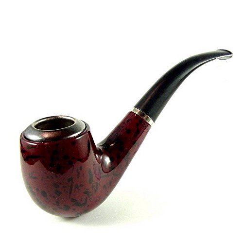 Starlet24 Tabakpfeife Tobacco Pipe Klassische Raucher Tabak Pfeife in antiker Holzoptik, auch für Fashing, Motto Party, Theater und viele weitere Veranstaltungen geeignet Cover