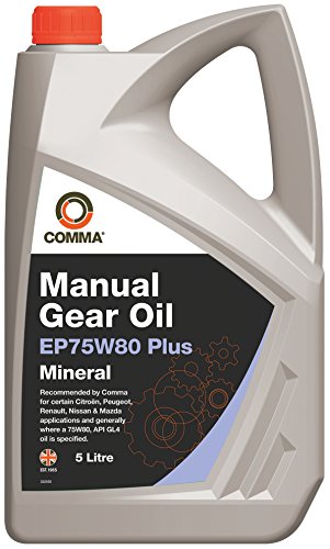 Comma EP75W80P5L Manual Plus Transmission Fluid, 5 Liters
