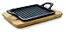 Lacor 25875 - Mini plancha grill cuadrada magma 19.5 x 14 x 1.7 cm hierro fundido, color negro