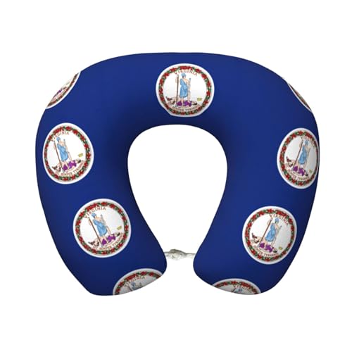 Almohada de viaje de poliéster tamaño único negra