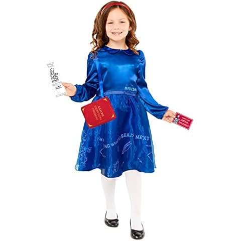Amscan 9916153 - Officially Licensed Roald Dahl Matilda Kids World Book Day Costume Age: 6-8 Years Cover