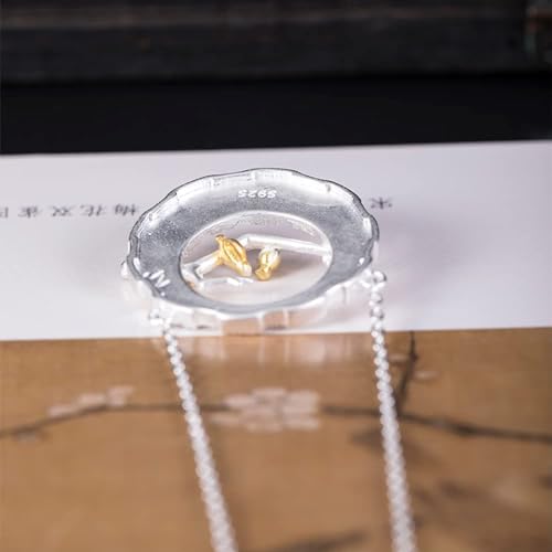 Collier branche d'oiseau 925 le cadeau idéal pour marquer un moment