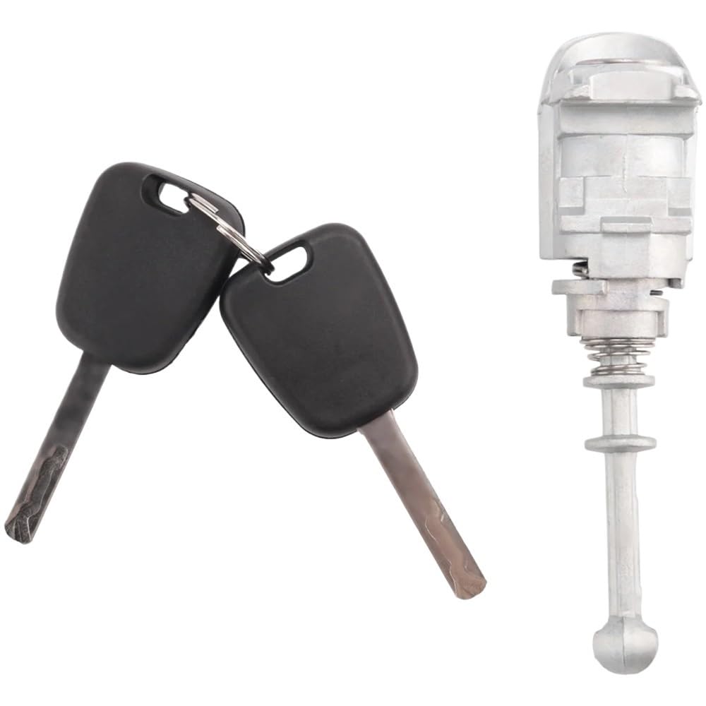 Sdkotrew One Color Rear Tailgate Lock Front Left Door Lock Cylinder Barrel With 2 Keys For Pe&Ugeot 407 For C4 2004-2011 For Pico 2006-2008