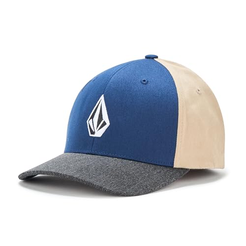 Image of Volcom Men's Snapback Hat - 6-Panel Twill Flat Brim Cap Adjustable Snap Closure
