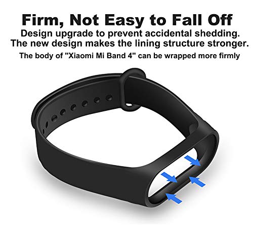 NOKOER Cinturini per Xiaomi Mi Band 4, [2 in 1]