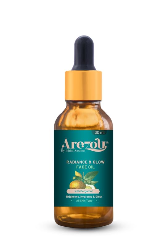Image of Arezou Pre-Makeup Face Oil 30ml | Natural Makeup Primer for Smooth Base | Face Massage Oil with Cedarwood Essential Oil | Hydrating, Non-Sticky, Lightweight Formula | Brightening & Nourishing | Suitable for Oily, Dry, Sensitive & Combination Skin | Unisex Skincare