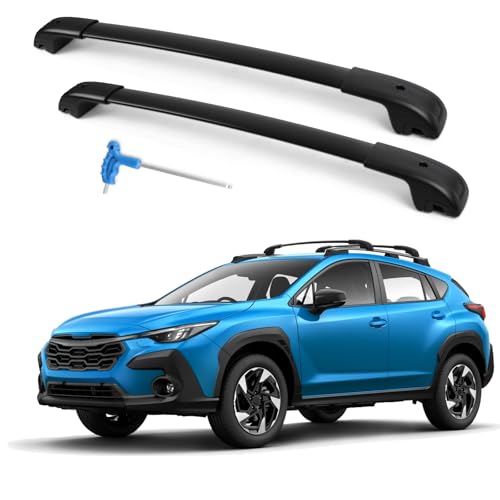 Roof Rack Cross Bars Compatible with Subaru Crosstrek 2024-2026(NOT for Wilderness) 300LBS Heavy Duty Adjustable Aluminum Cargo Bar for Rooftop Carrier Cross Bars for Luggage Kayak Canoe Bike