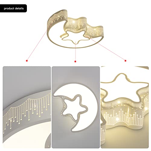 Plafonnier LED design moderne blanc à intensité variable haut de gamme - 5