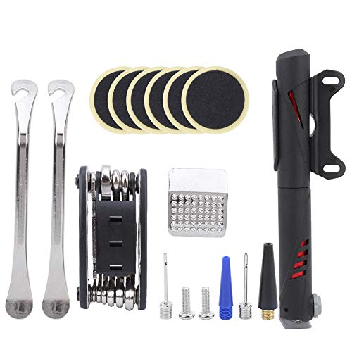 Bomba de bicicleta, ferramenta de reparo de bicicleta de 20,5 cm, para argolas de natação Voleibol F