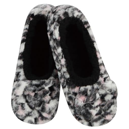 Image of Snoozies Ballerina Women Cute Slipper Socks Non Skid Sole and Soft Sherpa Lining