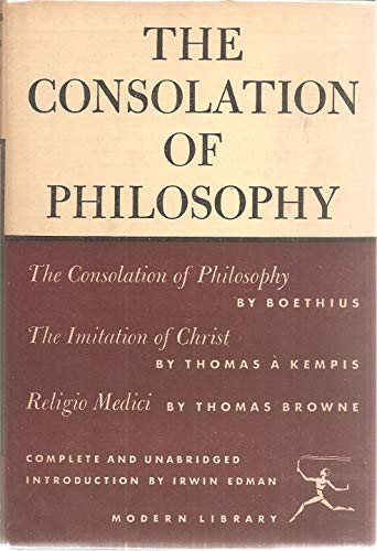 The Consolation of Philosophy (including the Co... B00H04YBL8 Book Cover