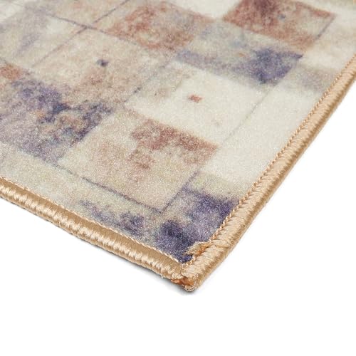Image of HUES & SHADES Coir Door Mat for Outdoor Entrance - [37 x 57 cm] | Natural Coconut Fiber Brush Mat for Shoes Cleaning, Heavy Duty Non-Slip Doormat for Front Porch, Patio, Entryway (Square Brown)