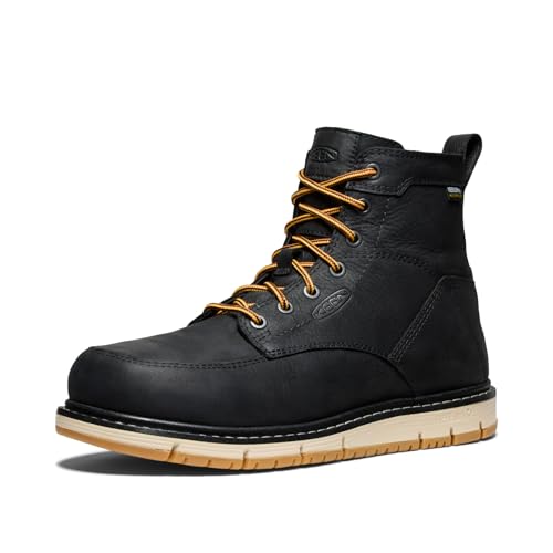 Image of KEEN Utility Men's San Jose 6 inch Alloy Toe Waterproof Wedge Work Boots