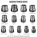 Elxovnt Bolt Extractor Kit, 14Pcs Cr-Mo Steel Bolt Extractor Set, 3/8