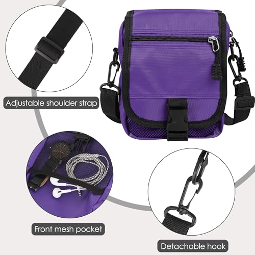 Mini Crossbody Bags for Men Women, Small Messenger Bag Shoulder Pouch, Adjustable Sling Purse for Travel Sports3
