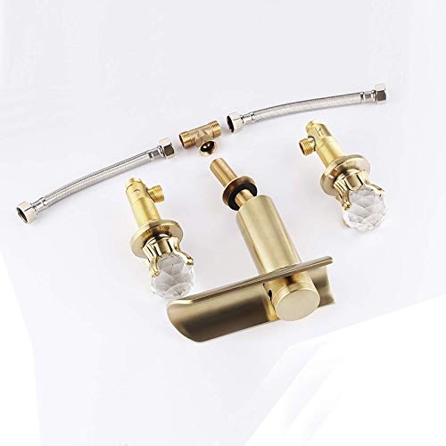 Robinet mélangeur de lavabo cascade anti-éclaboussures pour évier de salle de bain design