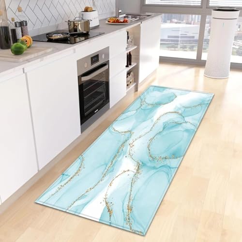 Alfombra de cocina lavable 80x150cm para baño balcón y pasillo con base estable 2