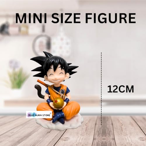 Image of Blue Aura Anime Action Figure Cute Mini Size Height - 12cm Anime Figures | Go-k Cloud Mini Figure