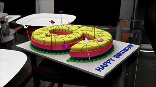 Euro Tins Numeric cake pan 35cm birthday cake tin number nine 9 large 14" cake mold - Thumbnail 3