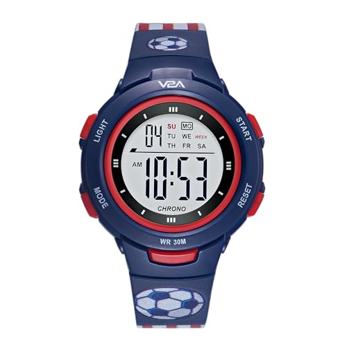 Image of V2A Kids Watch - Waterproof Multi-Functional Digital Sports Watch for Ages 5-13, 30M Water Resistance, Gift for 5-10 Year Olds