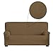 Morbidissimi Copridivano Elasticizzato 3 posti Ulisse 180 a 210 cm Q899 Nocciola