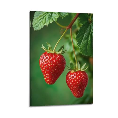Poster mural aux fruits rouges ZHOUKEG 40x60 cm pour decoration interieure